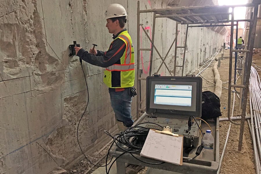 Impact Echo IE Testing