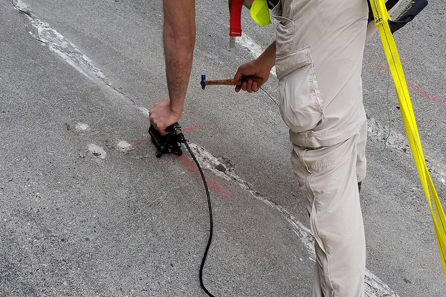 Impact Echo IE Testing