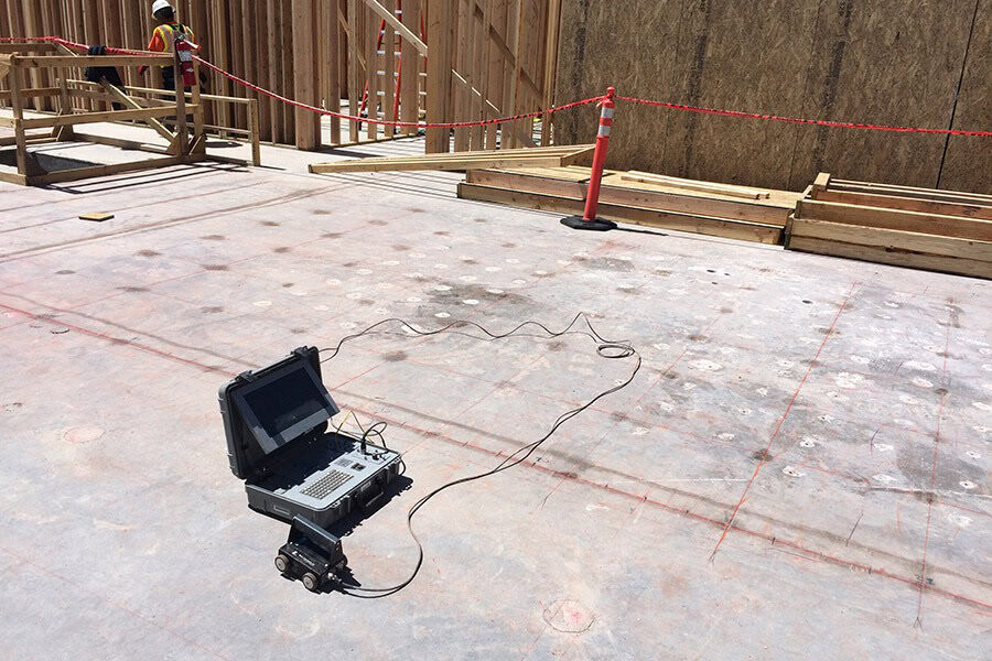 Impact Echo Scanner IES Testing